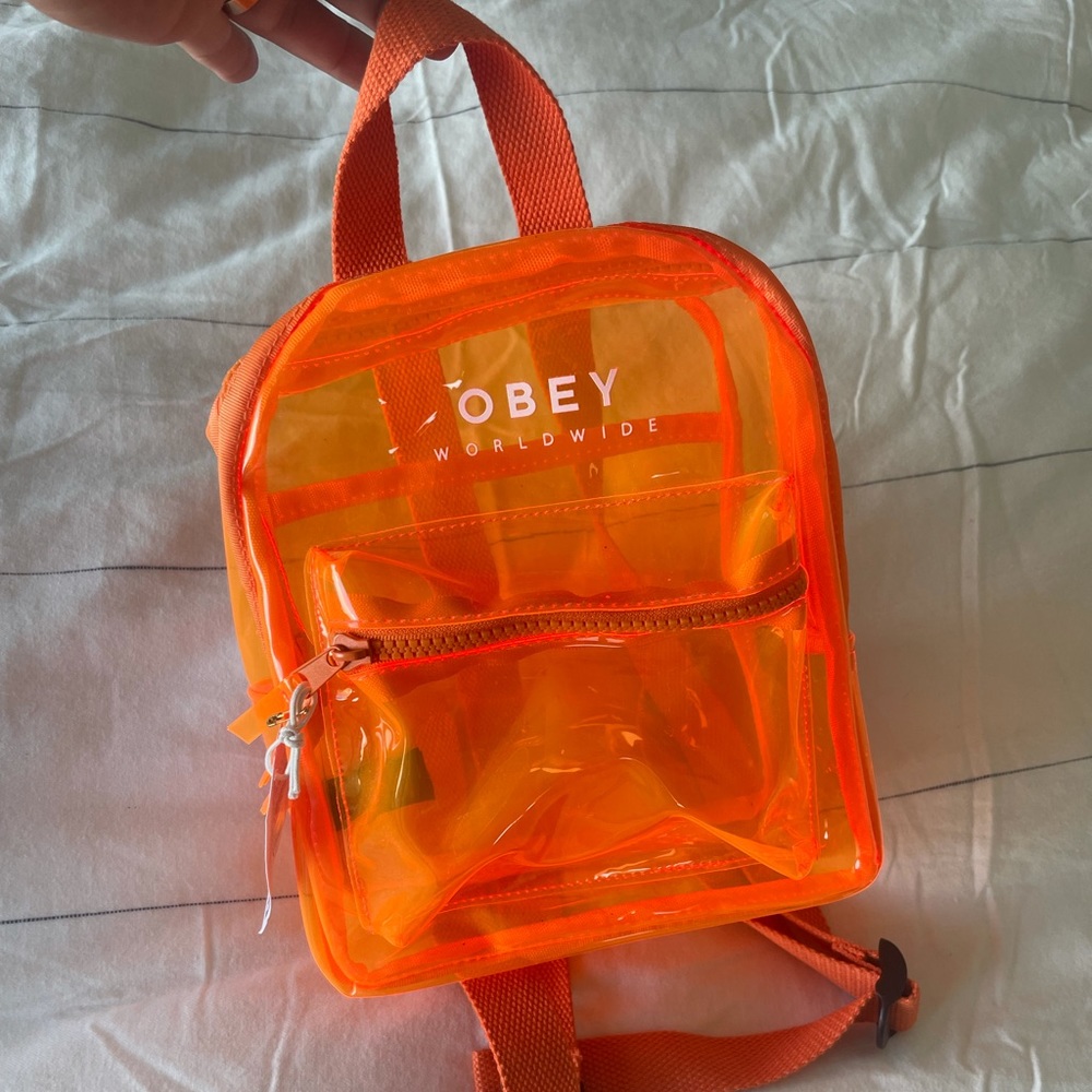 Brand new Obey mini backpack.